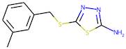 2-Amino-5-(3-methylbenzylthio)-1,3,4-thiadiazole