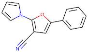 3-Cyano-5-phenyl-2-(1-pyrrolyl)furan