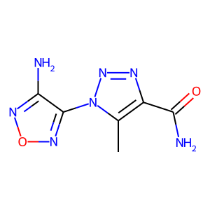 1-(4-Amino-1,2,5-oxadiazol-3-yl)-5-methyl-1H-1,2,3-triazole-4-carboxamide