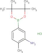 (3-Amino-4-methyl)benzeneboronic acid, pinacol ester hydrochloride