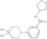 N-Cyclopentyl-3-(5,5-dimethyl-1,3,2-dioxaborinan-2-yl)benzamide