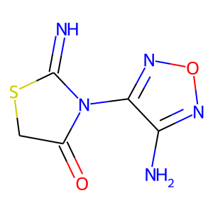 3-(4-Amino-1,2,5-oxadiazol-3-yl)-2-imino-1,3-thiazolidin-4-one