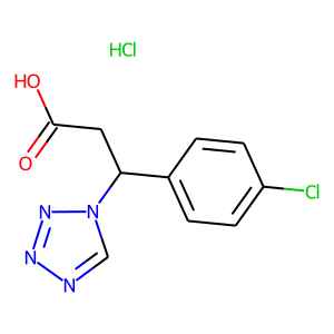 3-(4-Chlorophenyl)-3-(1H-tetrazol-1-yl)propanoic acid hydrochloride