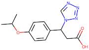 3-(4-Isopropoxyphenyl)-3-(1H-tetrazol-1-yl)propanoic acid