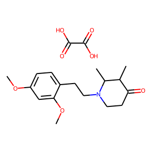 1-[2-(2,4-Dimethoxyphenyl)ethyl]-2,3-dimethylpiperidin-4-one oxalate