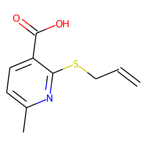 2-(Allylthio)-6-methylnicotinic acid