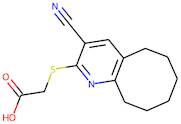 [(3-Cyano-5,6,7,8,9,10-hexahydrocycloocta[b]pyridin-2-yl)thio]acetic acid