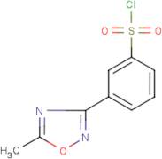 3-(5-Methyl-1,2,4-oxadiazol-3-yl)benzenesulphonyl chloride