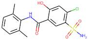 4-Chloro-N-(2,6-dimethylphenyl)-2-hydroxy-5-sulphamoylbenzamide