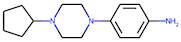 4-(4-Cyclopentylpiperazin-1-yl)aniline