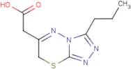 6-(Carboxymethyl)-3-propyl-7H-[1,2,4]triazolo[3,4-b][1,3,4]thiadiazine