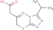 6-(Carboxymethyl)-3-isopropyl-7H-[1,2,4]triazolo[3,4-b][1,3,4]thiadiazine
