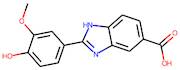 2-(4-Hydroxy-3-methoxyphenyl)-1H-benzimidazole-5-carboxylic acid