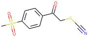 2-[4-(Methylsulphonyl)phenyl]-2-oxoethyl thiocyanate