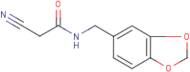 N-(1,3-Benzodioxol-5-ylmethyl)-2-cyanoacetamide