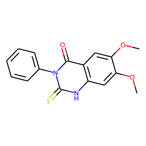 2,3-Dihydro-6,7-dimethoxy-3-phenyl-2-thioxo-1H-quinazolin-4-one