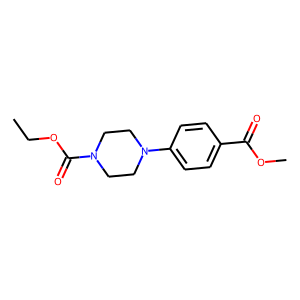 Ethyl 4-[4-(methoxycarbonyl)phenyl]piperazine-1-carboxylate