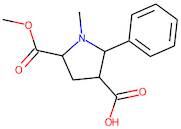 5-(Methoxycarbonyl)-1-methyl-2-phenylpyrrolidine-3-carboxylic acid