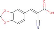 3-(1,3-Benzodioxol-5yl)-2-cyanoacrylic acid