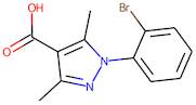 1-(2-Bromophenyl)-3,5-dimethyl-1H-pyrazole-4-carboxylic acid