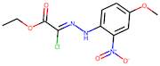 Ethyl 2-chloro-2-[2-(4-methoxy-2-nitrophenyl)hydrazono]acetate