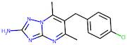 6-(4-Chlorobenzyl)-5,7-dimethyl[1,2,4]triazolo[1,5-a]pyrimidin-2-amine