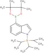 1-Tris(isopropylsilyl)-1H-indole-4-boronic acid, pinacol ester