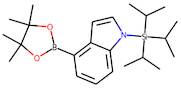 1-Tris(isopropylsilyl)-1H-indole-4-boronic acid, pinacol ester