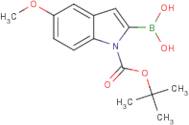 5-Methoxy-1H-indole-2-boronic acid, N-BOC protected