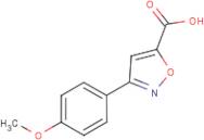 3-(4-Methoxyphenyl)-5-isoxazolecarboxylic acid