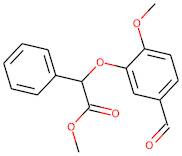 Methyl 2-(5-formyl-2-methoxyphenoxy)-2-phenylacetate