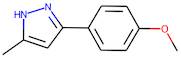 Methyl 4-(5-methyl-1H-pyrazol-3-yl)phenyl ether