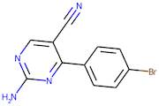 2-Amino-4-(4-bromophenyl)pyrimidine-5-carbonitrile