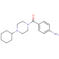 (4-Aminophenyl)(4-cyclohexylpiperazin-1-yl)methanone