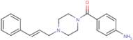 (4-Aminophenyl)[4-(3-phenyl-2-propenyl)piperazino]methanone