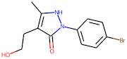 2-(4-Bromophenyl)-4-(2-hydroxyethyl)-5-methyl-1,2-dihydro-3H-pyrazol-3-one