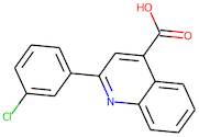 2-(3-Chlorophenyl)-4-quinolinecarboxylic acid