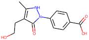 4-[4-(2-Hydroxyethyl)-3-methyl-5-oxo-2,5-dihydro-1H-pyrazol-1-yl]benzoic acid