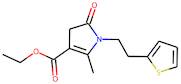 Ethyl 4,5-dihydro-2-methyl-5-oxo-1-(2-thien-2-ylethyl)-1H-pyrrole-3-carboxylate