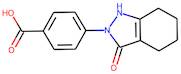 4-(3-Oxo-1,3,4,5,6,7-hexahydro-2H-indazol-2-yl)benzoic acid