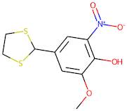 4-(1,3-Dithiolan-2-yl)-2-methoxy-6-nitrophenol