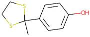 2-(4-Hydroxyphenyl)-2-methyl-1,3-dithiolane