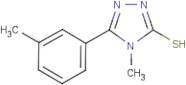 4-Methyl-5-(3-methylphenyl)-4H-1,2,4-triazole-3-thiol