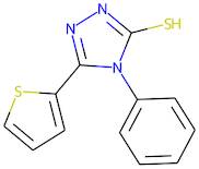 4-Phenyl-5-thien-2-yl-4H-1,2,4-triazole-3-thiol