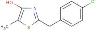 2-(4-Chlorobenzyl)-5-methylthiazol-4-ol