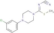 Methyl 4-(3-chlorophenyl)-N-cyanopiperazine-1-carbimidothioate