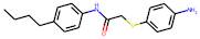 2-[(4-Aminophenyl)thio]-N-(4-butylphenyl)acetamide