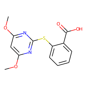 2-[(4,6-Dimethoxypyrimidin-2-yl)thio]benzoic acid