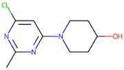 1-(6-Chloro-2-methylpyrimidin-4-yl)-4-hydroxypiperidine