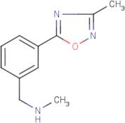 3-Methyl-5-{3-[(methylamino)methyl]phenyl}-1,2,4-oxadiazole